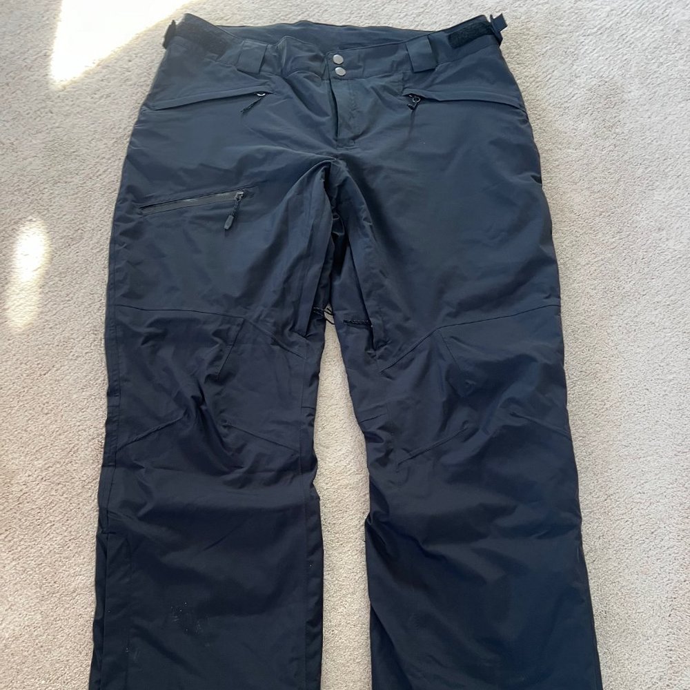 Columbia Omni Tech Insulated Winter Ski Snow Pants Black Men's Size Large
